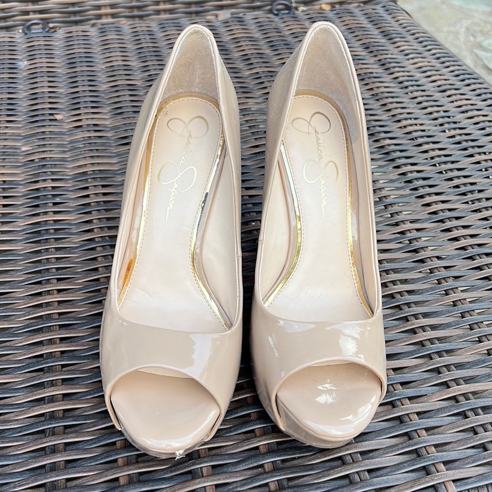 Jessica Simpson cork wedge size 9
